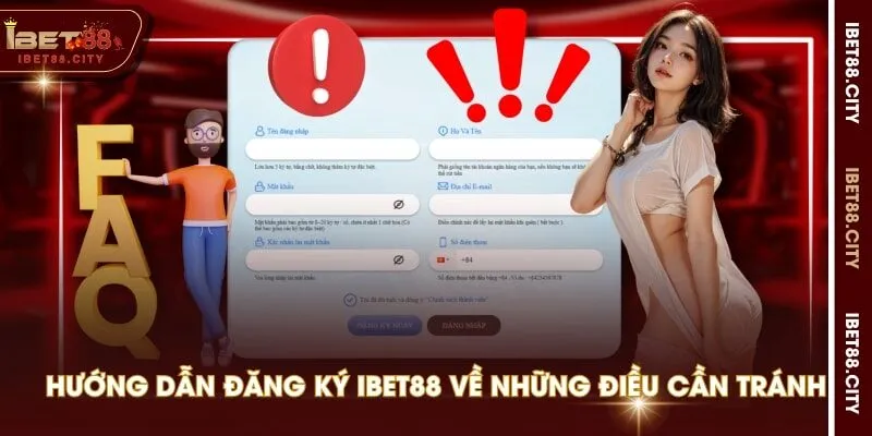 Hướng dẫn đăng ký IBET88 về những điều cần tránh