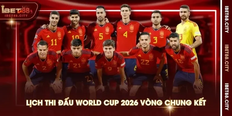 Lịch thi đấu World Cup 2026 vòng chung kết